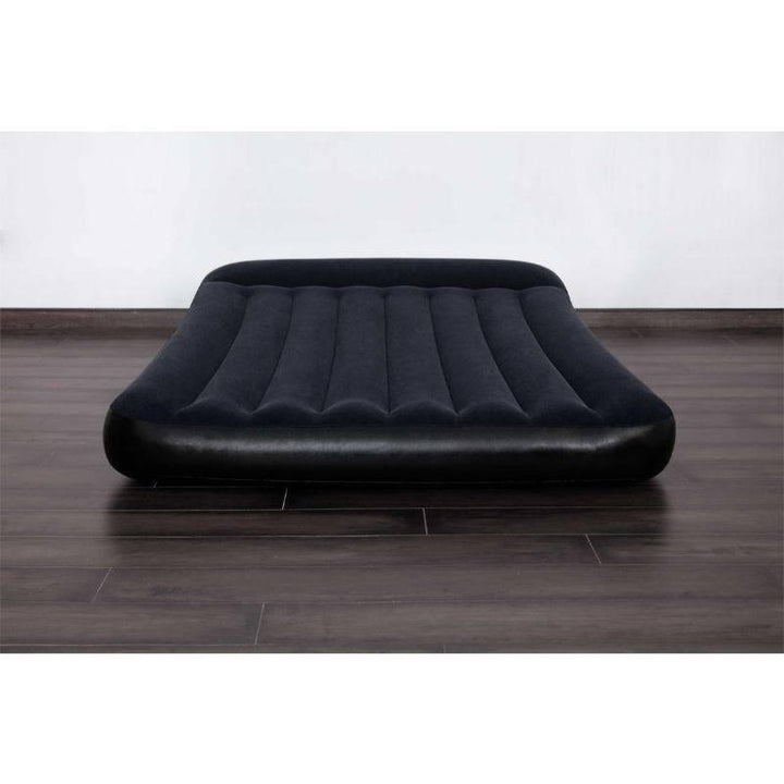 Inflatable Airbed Built-In Ac Pump - 190x137x30 cm Black - 26-67462 - ZRAFH