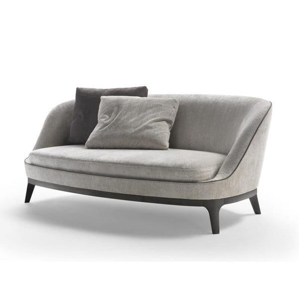 2-Seater Velvet Sofa in Sophisticated Gray By Alhome - Zrafh.com - Your Destination for Baby & Mother Needs in Saudi Arabia