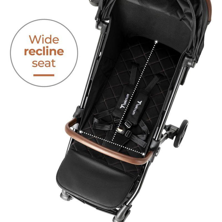 Teknum Travel EXPLORER 2 AutoFold Stroller - Black - Zrafh.com - Your Destination for Baby & Mother Needs in Saudi Arabia