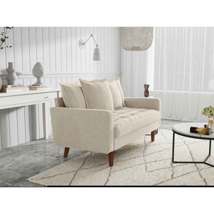 Modern Luxurious Velvet 2 Seater Sofa - 180x85x85 cm - By Alhome - Zrafh.com - Your Destination for Baby & Mother Needs in Saudi Arabia