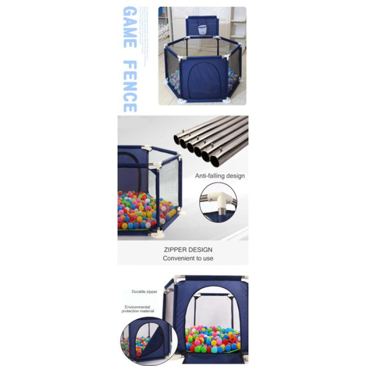 Dreeba Portable Safety Kids Playpen - Zrafh.com - Your Destination for Baby & Mother Needs in Saudi Arabia