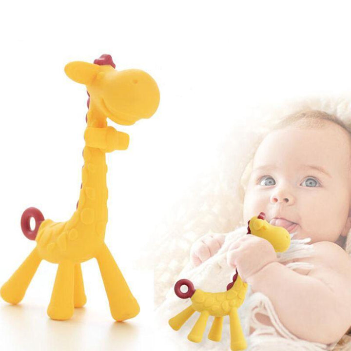 Eazy Kids Giraffe Teether - Yellow - EZ_GRT_YE - ZRAFH
