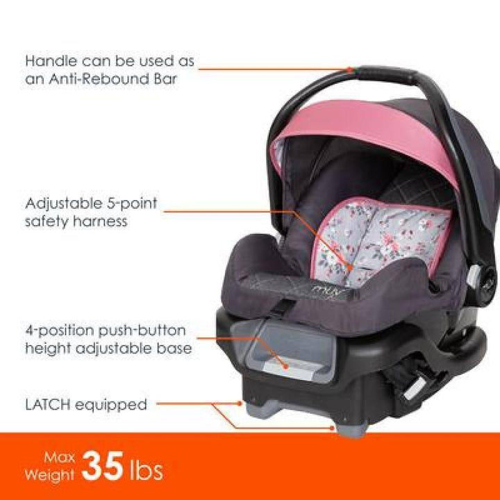 BABY TREND MUV TANGO PRO TRAVEL SYSTEM - JACLYN - ZRAFH