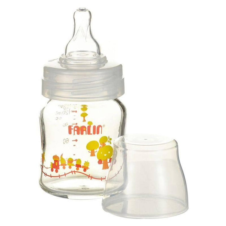 Farlin Feeding Bottle Wide Neck Heat Resistant - 120 ml - ZRAFH