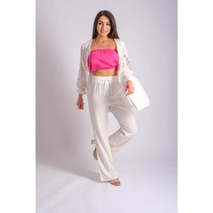 Londonella co-ord set - White - 100186 - Zrafh.com - Your Destination for Baby & Mother Needs in Saudi Arabia