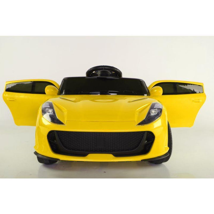 Amla Battery Car with Remote Control - Yellow - WMT- 912y - Zrafh.com - Your Destination for Baby & Mother Needs in Saudi Arabia