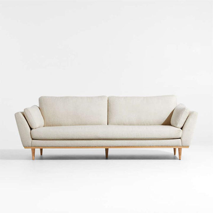 Beige Linen 3-Seater Sofa By Alhome - 110111476 - Zrafh.com - Your Destination for Baby & Mother Needs in Saudi Arabia