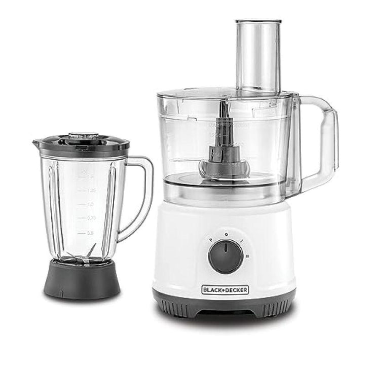 Black And Decker 5 in 1 Multifunction Food Processor - 800 W - White - Zrafh.com - Your Destination for Baby & Mother Needs in Saudi Arabia