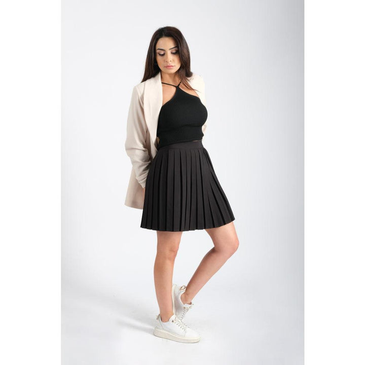 Londonella Women's Classic Short Pleated Skirt With Elastic Waist - 100218 - Zrafh.com - Your Destination for Baby & Mother Needs in Saudi Arabia