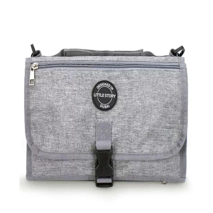 Little Story Diaper Changing Station Kit - Grey - Zrafh.com - Your Destination for Baby & Mother Needs in Saudi Arabia