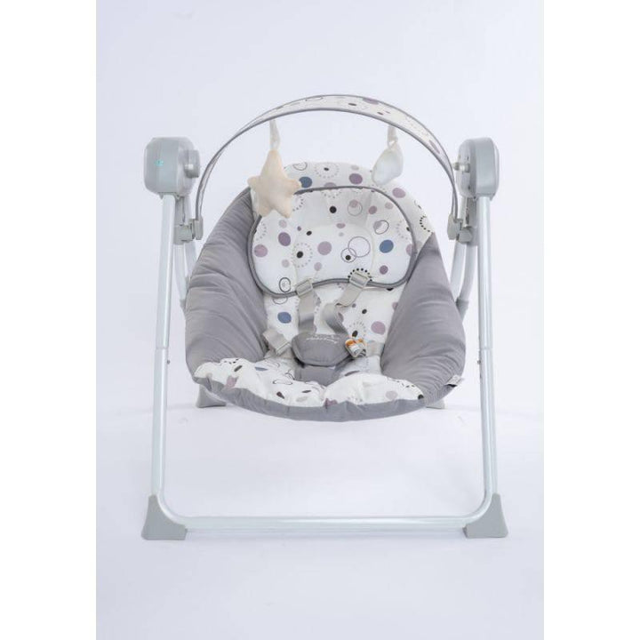 Elphybaby Anti Slip Portable Baby Rocker - Grey & White - ZRAFH