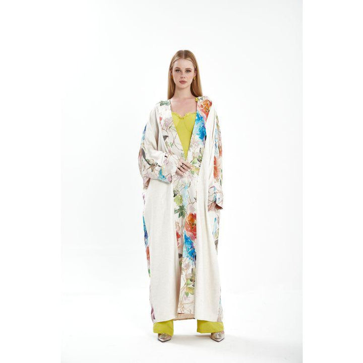 Londonella Women's colorful summer Abaya - Lon100311 - Zrafh.com - Your Destination for Baby & Mother Needs in Saudi Arabia