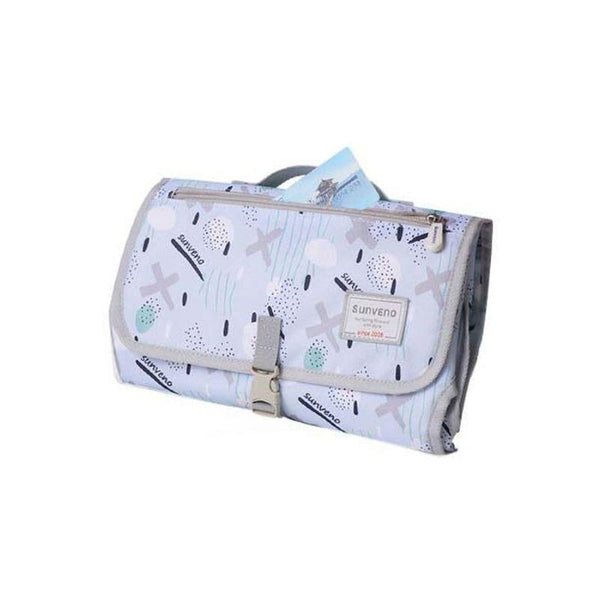 Sunveno Diaper Changing Pad Clutch Kit Blue - ZRAFH