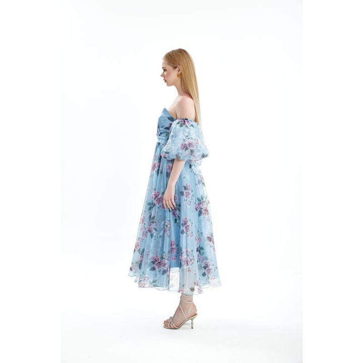 Londonella Women's Midi Summer Dress With Removable Sleeves - Lon100315 - Zrafh.com - Your Destination for Baby & Mother Needs in Saudi Arabia