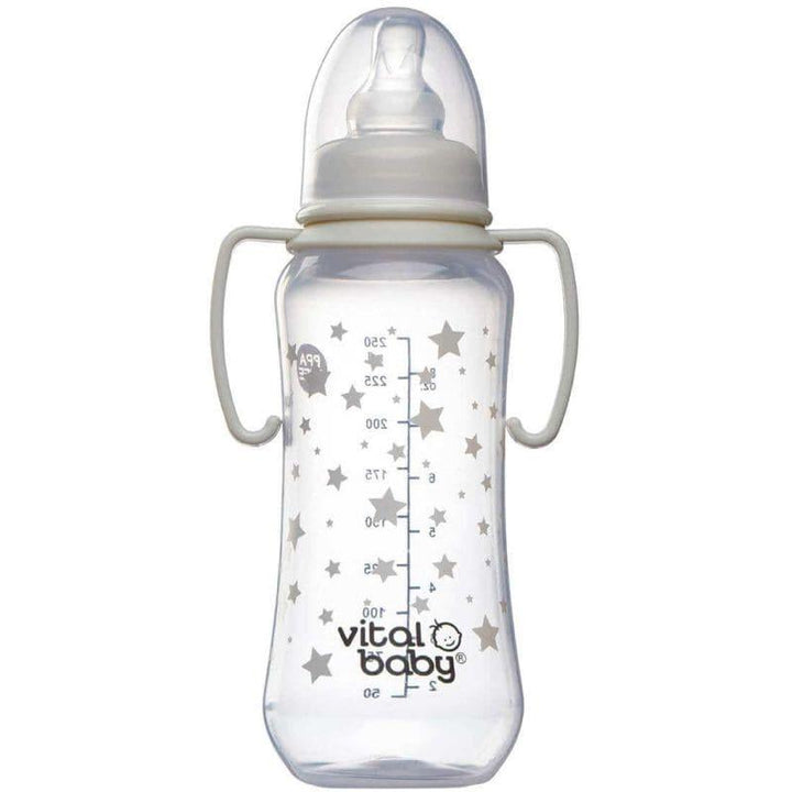 Vital Baby NURTURE perfectly simple feeding bottle with handles - 250 ml - ZRAFH