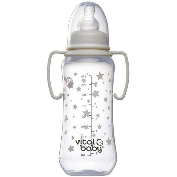 Vital Baby NURTURE perfectly simple feeding bottle with handles - 250 ml - ZRAFH