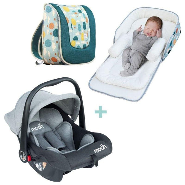Moon Infant Carrier & Travalo Travel Bed & Backpack - Zrafh.com - Your Destination for Baby & Mother Needs in Saudi Arabia