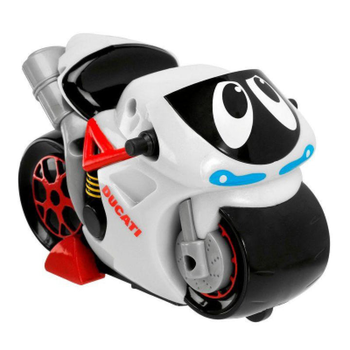 Chicco Turbo Touch Ducati MotorCycle Toy White - ZRAFH