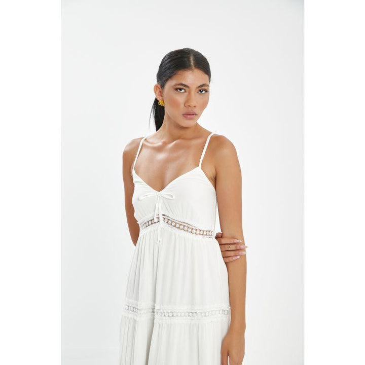 Londonella Women's Long Summer Dress With Straps - Zrafh.com - Your Destination for Baby & Mother Needs in Saudi Arabia