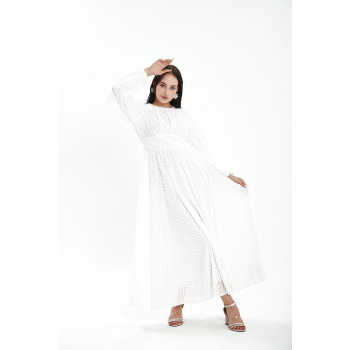 Londonella Women's Long Summer Dress With Long Sleeves - Lon100306 - Zrafh.com - Your Destination for Baby & Mother Needs in Saudi Arabia