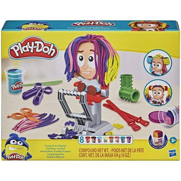 Crazy Cuts Stylist Hair Salon From Play-Doh Multicolor - 27.94x21.59x6.68 cm - F1260 - ZRAFH
