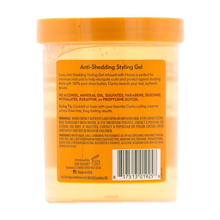 Cantu Shea Butter Anti-Shedding Styling Gel With Honey - 524g - Zrafh.com - Your Destination for Baby & Mother Needs in Saudi Arabia