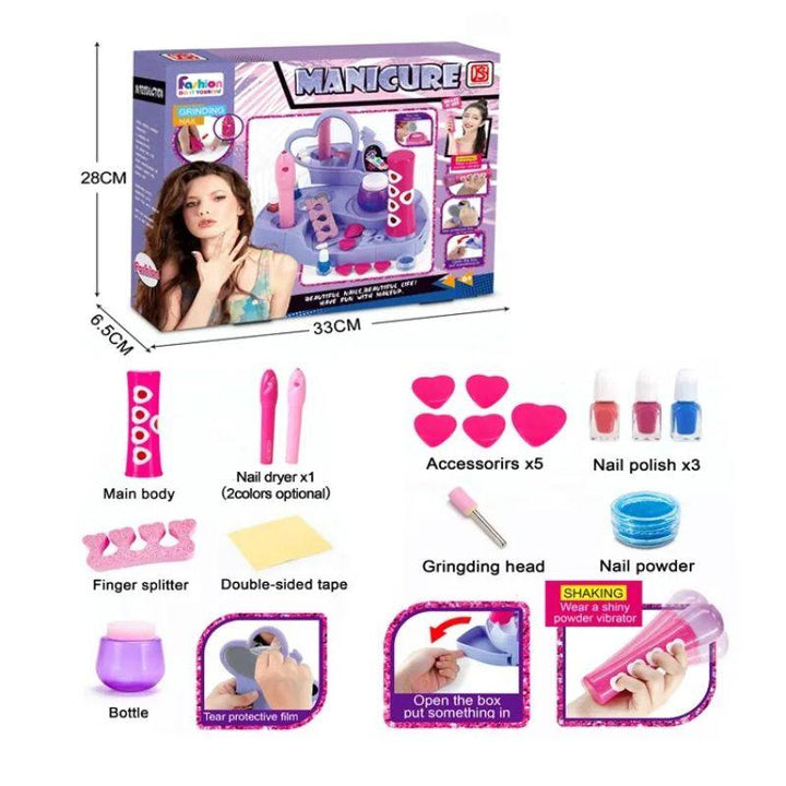 Basmah Manicure DIY Beauty PlaySet - 18-2342419 - ZRAFH