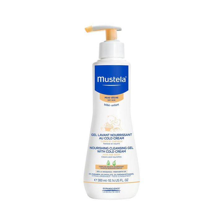 Mustela Cold Cream Nourishing Cleansing Gel with Beeswax – 300 ml - Zrafh.com - Your Destination for Baby & Mother Needs in Saudi Arabia