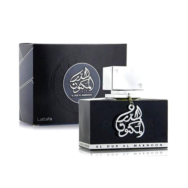 Lattafa Al Dur Al Maknoon Silver For Men - Eau De Parfum - 100 ml - Zrafh.com - Your Destination for Baby & Mother Needs in Saudi Arabia