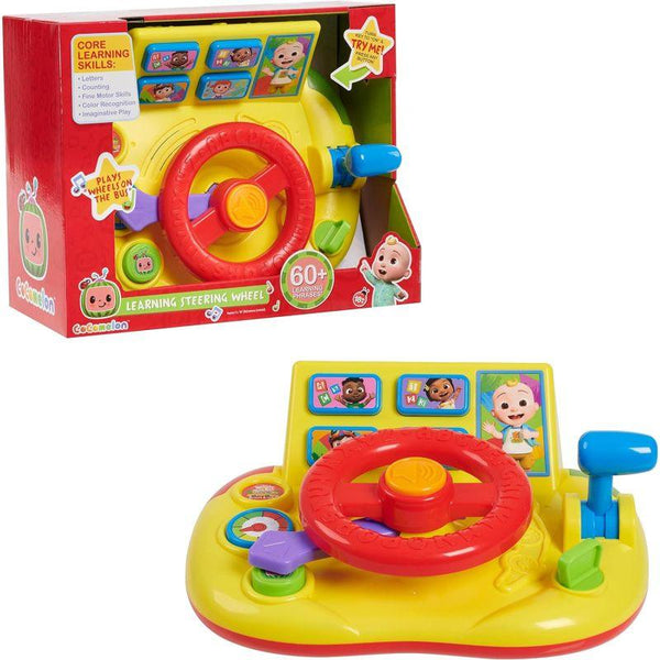 Justplay Cocomelon Learning Steering Wheel - Zrafh.com - Your Destination for Baby & Mother Needs in Saudi Arabia