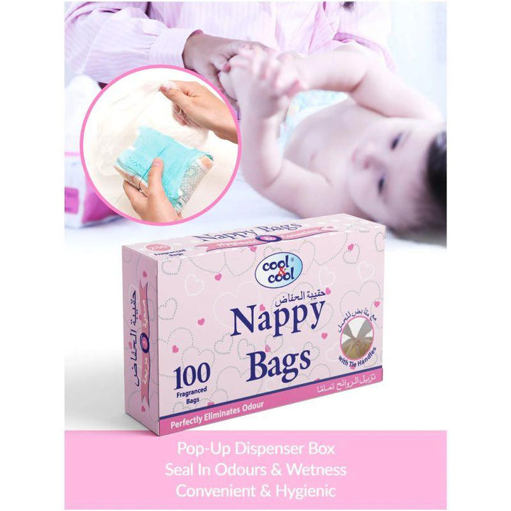 Cool & Cool Nappy Bags Pack of 5 - 500 Pieces - Zrafh.com - Your Destination for Baby & Mother Needs in Saudi Arabia