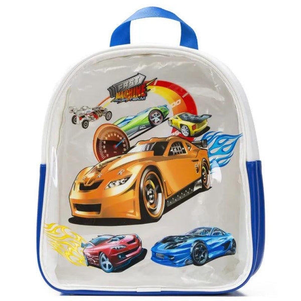 Eazy Kids - Backpack - Car - Blue - Zrafh.com - Your Destination for Baby & Mother Needs in Saudi Arabia