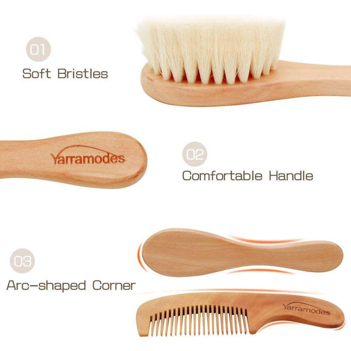Clippasafe Children'S Brush And Comb Set - Zrafh.com - Your Destination for Baby & Mother Needs in Saudi Arabia