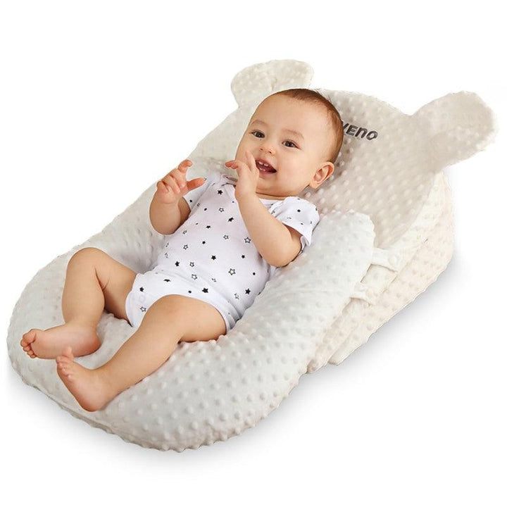 Portable Baby U-Shaped Pillow - White - SN_US1015DP_WH - Zrafh.com - Your Destination for Baby & Mother Needs in Saudi Arabia