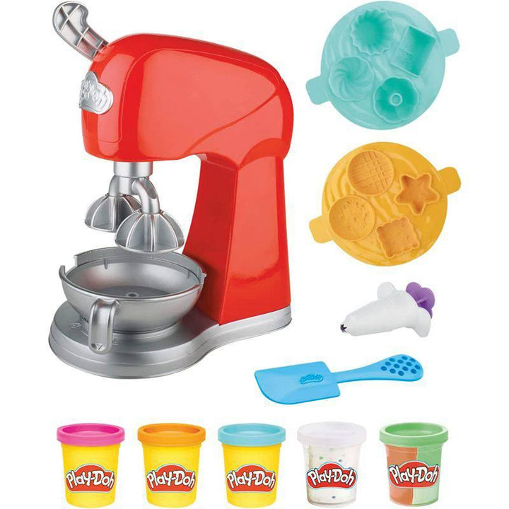 Play-Doh Kitchen Creations Magical Mixer Playset With Accessories - 5 Cans - ZRAFH