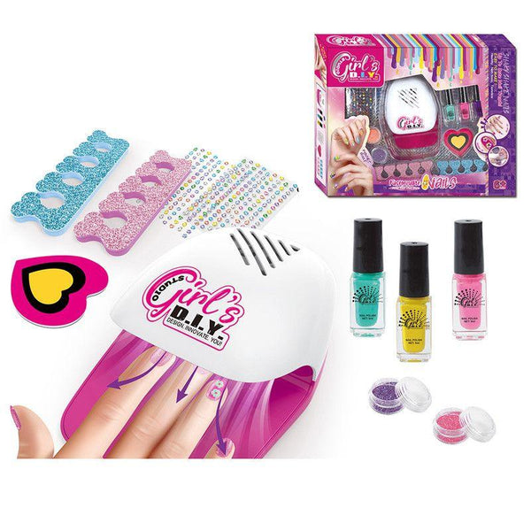 Family Center Fashionable Nails Set - 18-2376197 - ZRAFH