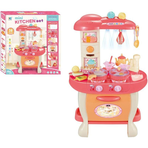 Baby Love Kitchen Play Set With Light And Music - Zrafh.com - Your Destination for Baby & Mother Needs in Saudi Arabia