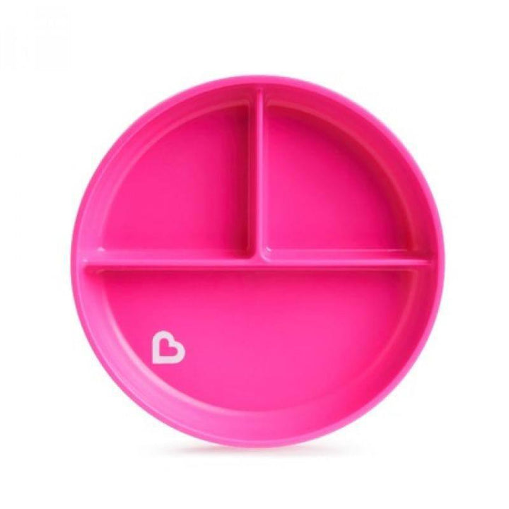 Munchkin Stay Put Suction Plate - Pink - ZRAFH