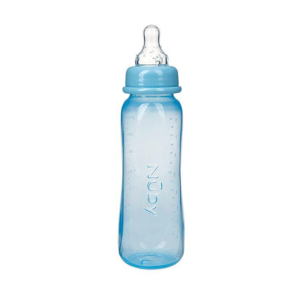 Nuby 1PK 120ml pp tinted conventional bottle Blue - ZRAFH