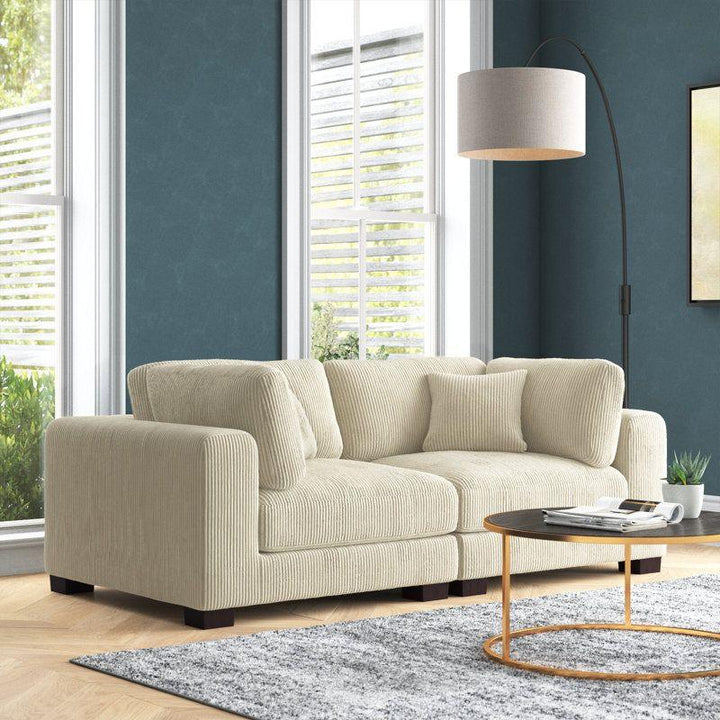 Modern Elegant Velvet 2 Seater Sofa - 200x85x85 cm - By Alhome - Zrafh.com - Your Destination for Baby & Mother Needs in Saudi Arabia