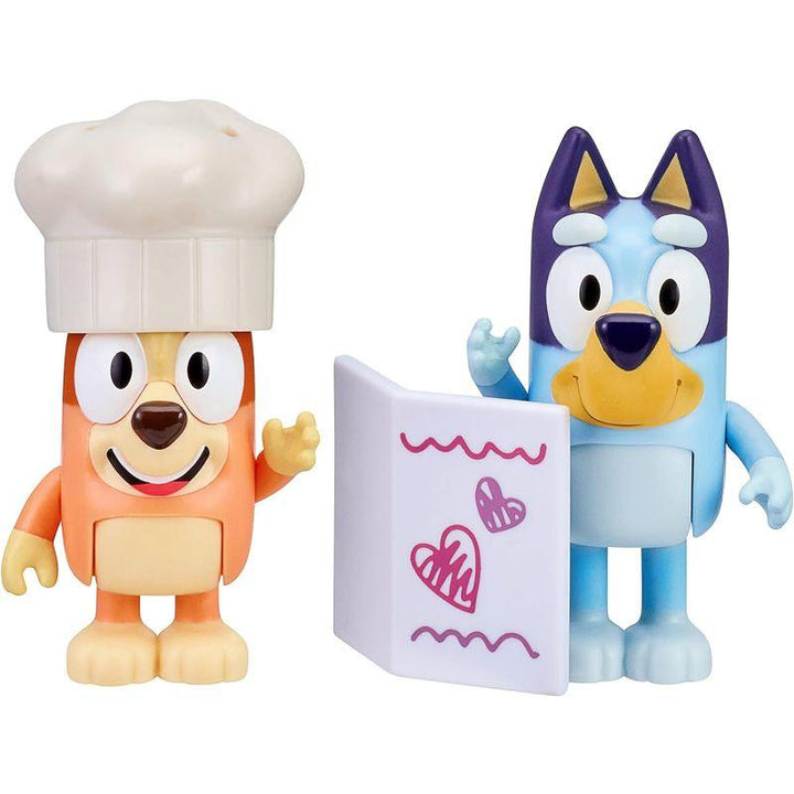 Bluey Fancy Restaurant Action Figure - 2 Pack - Zrafh.com - Your Destination for Baby & Mother Needs in Saudi Arabia