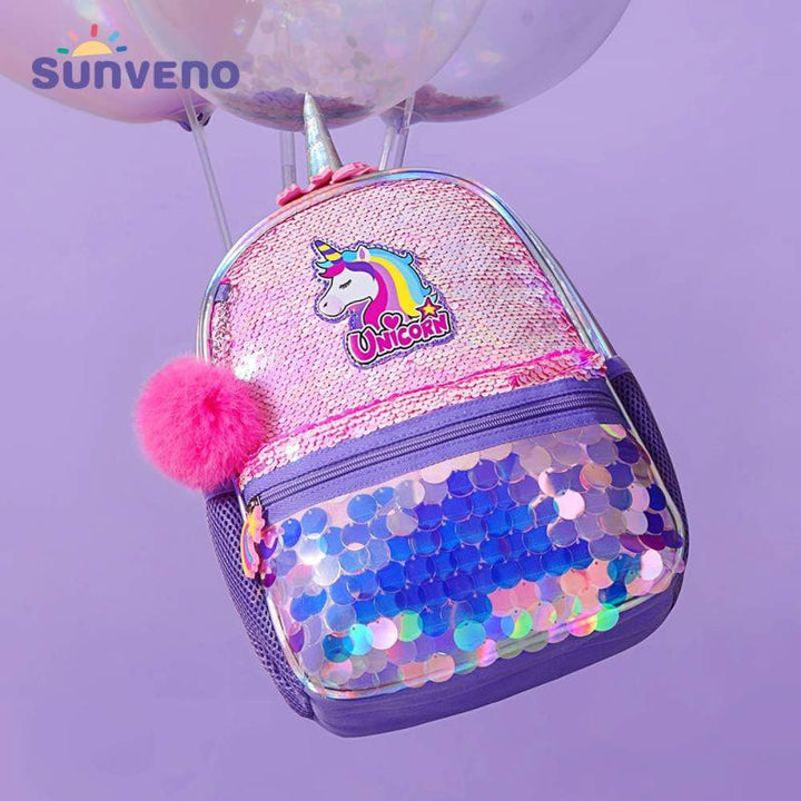Sunveno Backpack Unicorn Sparkle - Pink - SN_SBP_UPI - Zrafh.com - Your Destination for Baby & Mother Needs in Saudi Arabia