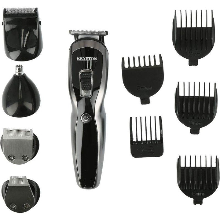 Krypton 6 in 1 grooming kit - black - KNTR6041 - Zrafh.com - Your Destination for Baby & Mother Needs in Saudi Arabia