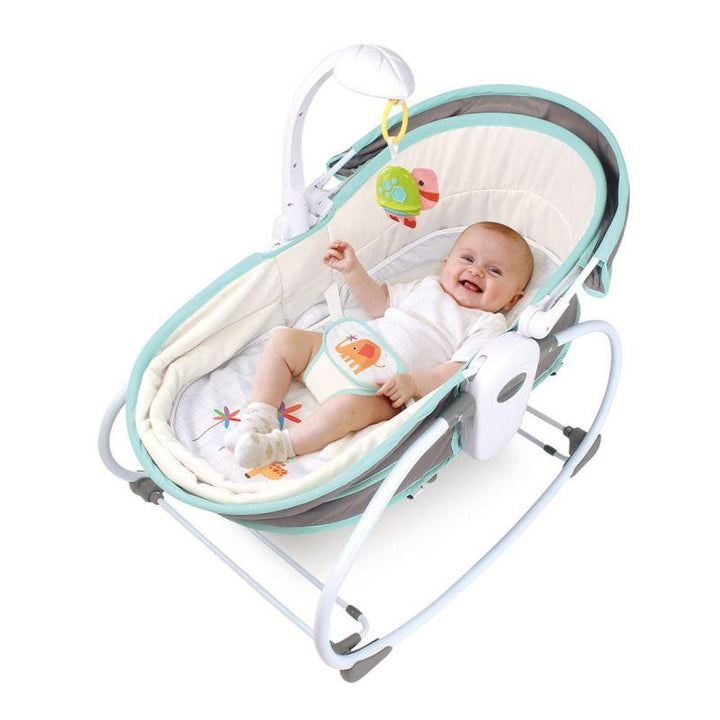 Teknum 5 In 1 Cozy Rocker Bassinet With Awning And Mosquito Net - Zrafh.com - Your Destination for Baby & Mother Needs in Saudi Arabia