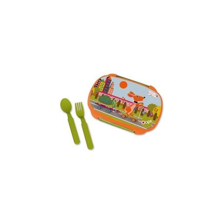 Oops Lunch Kit - City - Orange - Zrafh.com - Your Destination for Baby & Mother Needs in Saudi Arabia
