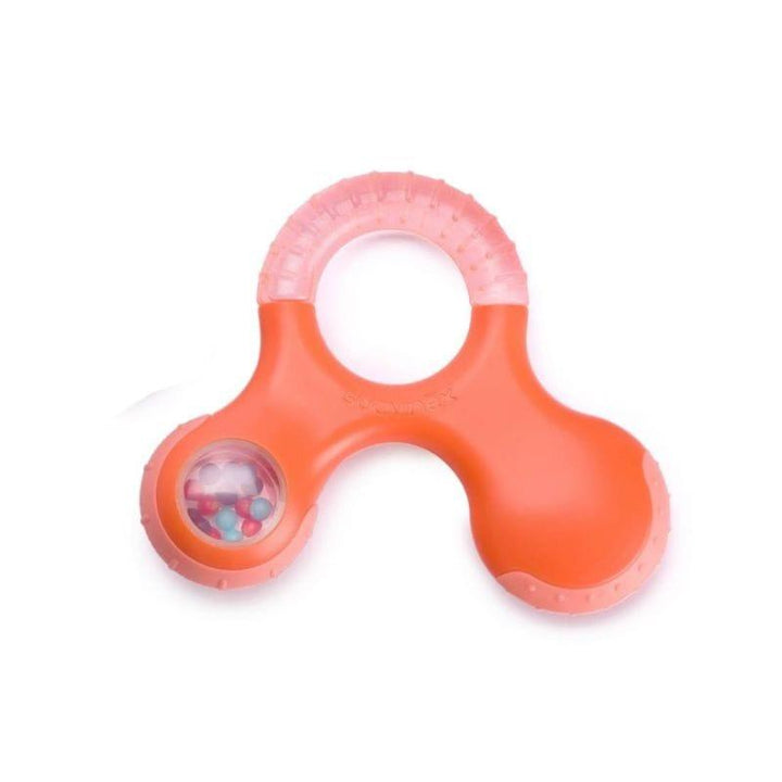 Suavinex Baby Teether Step 3 With Rattle +6 months - Orange - ZRAFH