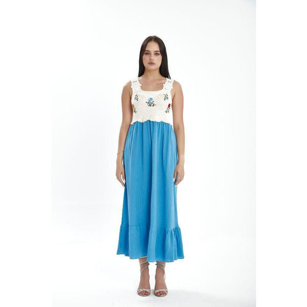 Londonella Women's Midi Casual Dress Sleeveless - Lon100310 - Zrafh.com - Your Destination for Baby & Mother Needs in Saudi Arabia