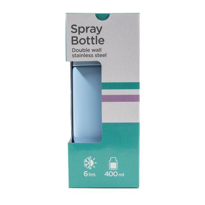 Tinywheel Spray Stainless Steel Bottle - 400ml - Babyblue - ZRAFH