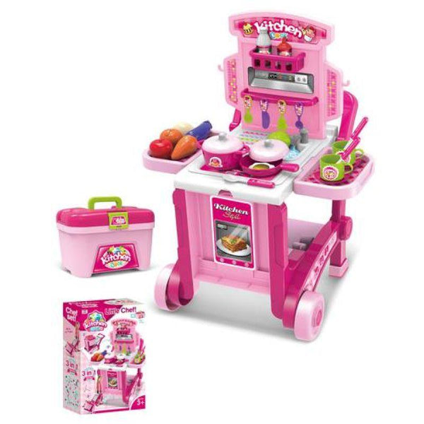 Xiong Cheng Kitchen Little Chef 3 In 1 - Zrafh.com - Your Destination for Baby & Mother Needs in Saudi Arabia