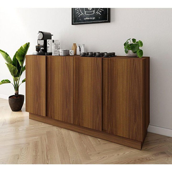 Brown Coffee Corner with Drawers By Alhome - Zrafh.com - Your Destination for Baby & Mother Needs in Saudi Arabia